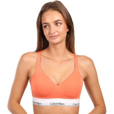 Dámska podprsenka Calvin Klein oranžová (QF8500-YTS) M Dámska podprsenka Calvin Klein oranžová (QF8500-YTS) M