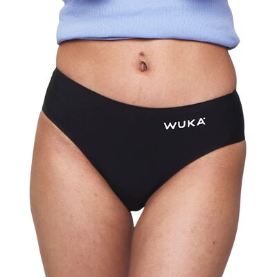 Dievčenské menštruačné nohavičky Wuka Stretch Seamless Heavy Flow bezšvové čierne (WSSHFB) 12–16 rokov Dievčenské menštruačné nohavičky Wuka Stretch Seamless Heavy Flow bezšvové čierne (WSSHFB) 12–16 rokov