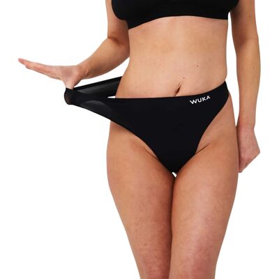 Menštruačné tangá Wuka bezšvové Stretch čierne (WST-black) L - 3XL Menštruačné tangá Wuka bezšvové Stretch čierne (WST-black) L - 3XL