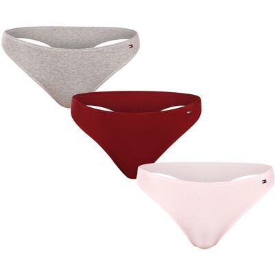 3PACK dámske tangá Tommy Hilfiger viacfarebná (UW0UW06129 0WT) XXL 3PACK dámske tangá Tommy Hilfiger viacfarebná (UW0UW06129 0WT) XXL