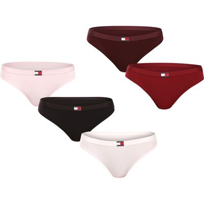 5PACK dámske tangá Tommy Hilfiger viacfarebná (UW0UW05642 0WY) XL 5PACK dámske tangá Tommy Hilfiger viacfarebná (UW0UW05642 0WY) XL