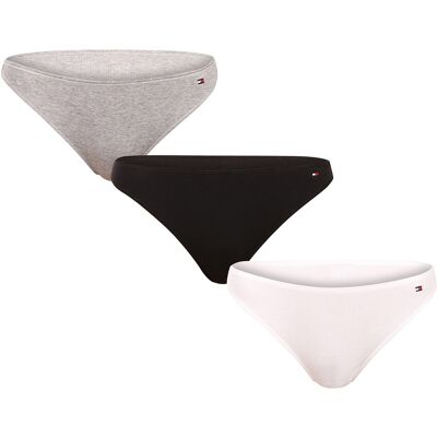 3PACK dámske tangá Tommy Hilfiger viacfarebná (UW0UW06129 05E) S 3PACK dámske tangá Tommy Hilfiger viacfarebná (UW0UW06129 05E) S