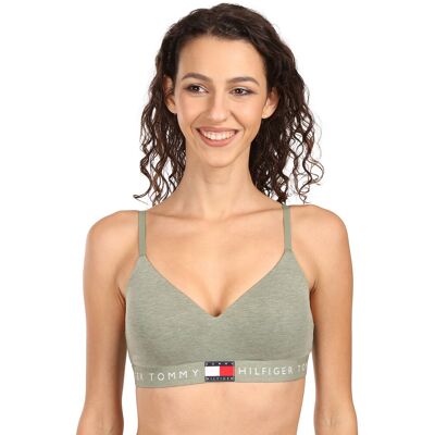 Dámska podprsenka Tommy Hilfiger zelená (UW0UW05715 M1O) M Dámska podprsenka Tommy Hilfiger zelená (UW0UW05715 M1O) M