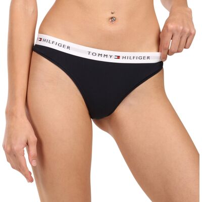 Dámske tangá Tommy Hilfiger modrá (UW0UW03835 DW5) L Dámske tangá Tommy Hilfiger modrá (UW0UW03835 DW5) L
