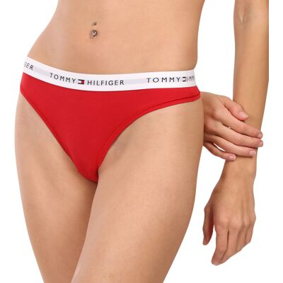 Dámske tangá Tommy Hilfiger červené (UW0UW03835 XLG) XS Dámske tangá Tommy Hilfiger červené (UW0UW03835 XLG) XS