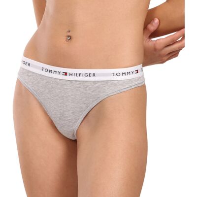 Dámske tangá Tommy Hilfiger sivé (UW0UW03835 P61) XL Dámske tangá Tommy Hilfiger sivé (UW0UW03835 P61) XL