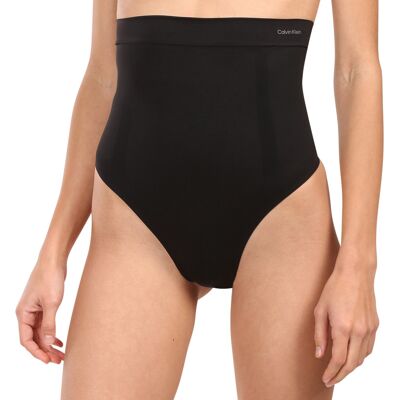 Dámske sťahovacia tangá Calvin Klein čierne (QF8116-UB1) XL Dámske sťahovacia tangá Calvin Klein čierne (QF8116-UB1) XL