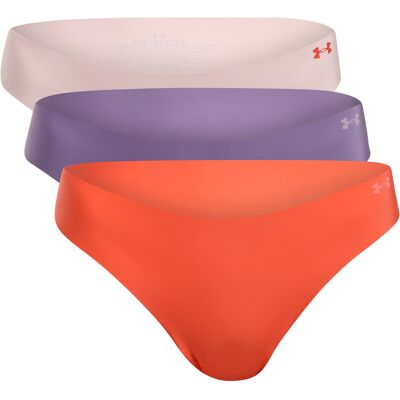 3PACK dámske tangá Under Armour bezšvová viacfarebná (1383893 520) L 3PACK dámske tangá Under Armour bezšvová viacfarebná (1383893 520) L