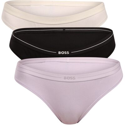 3PACK dámske nohavičky BOSS viacfarebné (50510016 969) XXL 3PACK dámske nohavičky BOSS viacfarebné (50510016 969) XXL