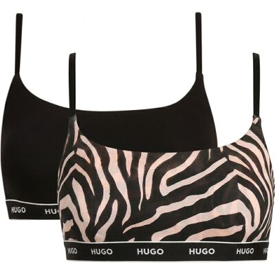 2PACK dámska podprsenka HUGO viacfarebná (50545712 972) XL 2PACK dámska podprsenka HUGO viacfarebná (50545712 972) XL