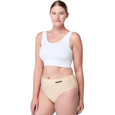 Menštruačné nohavičky Wuka bezšvové Stretch Midi Brief Heavy béžové (WSBMBH-nude) XS - L Menštruačné nohavičky Wuka bezšvové Stretch Midi Brief Heavy béžové (WSBMBH-nude) XS - L