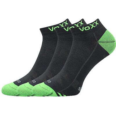 3PACK ponožky VoXX bambusové tmavo sivé (Bojar) S 3PACK ponožky VoXX bambusové tmavo sivé (Bojar) S
