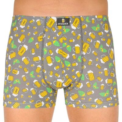 Pánske boxerky VoXX viacfarebné (Kevin-pivo/malé sivé) M Pánske boxerky VoXX viacfarebné (Kevin-pivo/malé sivé) M
