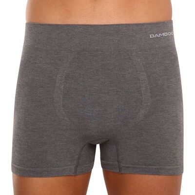 Pánske boxerky Gino bezšvové bambusové sivé (54005) XL Pánske boxerky Gino bezšvové bambusové sivé (54005) XL