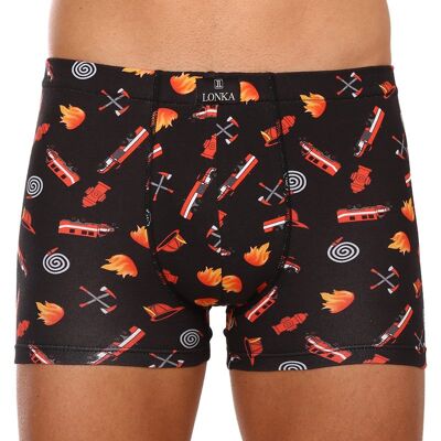 Pánske boxerky Lonka viacfarebné (Kevin-fireman) XL Pánske boxerky Lonka viacfarebné (Kevin-fireman) XL
