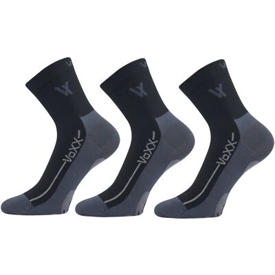 3PACK ponožky VoXX čierné (Barefootan-black) XL 3PACK ponožky VoXX čierné (Barefootan-black) XL