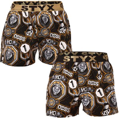 2PACK pánske trenírky Styx art / KTV športová guma (2BT1655) M 2PACK pánske trenírky Styx art / KTV športová guma (2BT1655) M