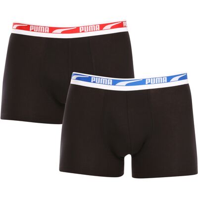 2PACK pánske boxerky Puma čierné (701221416 004) M 2PACK pánske boxerky Puma čierné (701221416 004) M