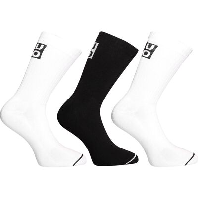 3PACK ponožky HUGO vysoké viacfarebné (50502007 960) M 3PACK ponožky HUGO vysoké viacfarebné (50502007 960) M