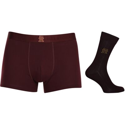 Pánsky set Tommy Hilfiger boxerky a ponožky v darčekovém balenie (UM0UM03040 0WM) M Pánsky set Tommy Hilfiger boxerky a ponožky v darčekovém balenie (UM0UM03040 0WM) M