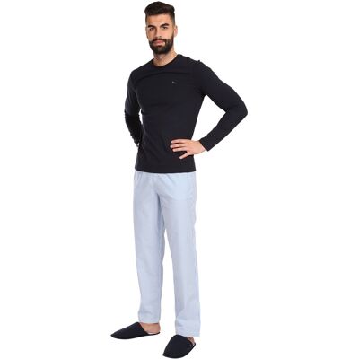 Pánske pyžamo Tommy Hilfiger s papučami viacfarebné v darčekovém balenie (UM0UM03025 0SO) M Pánske pyžamo Tommy Hilfiger s papučami viacfarebné v darčekovém balenie (UM0UM03025 0SO) M