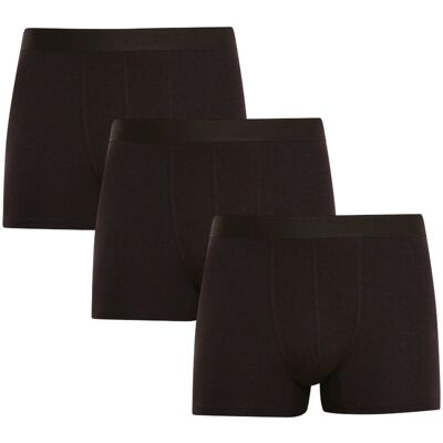 3PACK pánske boxerky Nedeto čierne (3NB001) 3XL 3PACK pánske boxerky Nedeto čierne (3NB001) 3XL