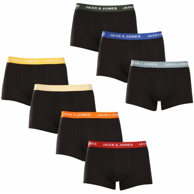 7PACK pánske boxerky Jack and Jones čierne (12230353) L 7PACK pánske boxerky Jack and Jones čierne (12230353) L