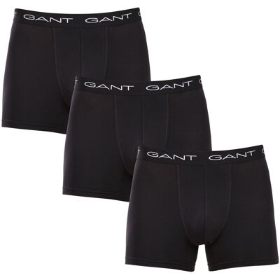 3PACK pánske boxerky Gant čierné (900013004-005) L 3PACK pánske boxerky Gant čierné (900013004-005) L