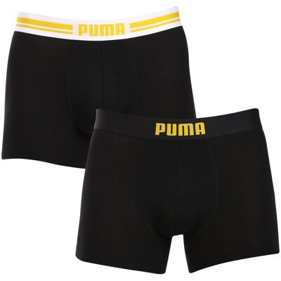 2PACK pánske boxerky Puma čierné (701226763 010) M 2PACK pánske boxerky Puma čierné (701226763 010) M