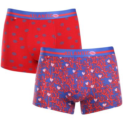 2PACK pánske boxerky Atlantic viacfarebné (2GMH-021) XXL 2PACK pánske boxerky Atlantic viacfarebné (2GMH-021) XXL