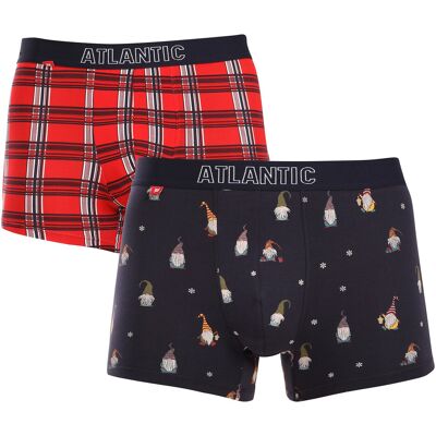 2PACK pánske boxerky Atlantic viacfarebné (2GMH-019) M 2PACK pánske boxerky Atlantic viacfarebné (2GMH-019) M