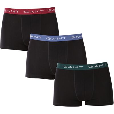 3PACK pánske boxerky Gant čierné (902433003-005) L 3PACK pánske boxerky Gant čierné (902433003-005) L