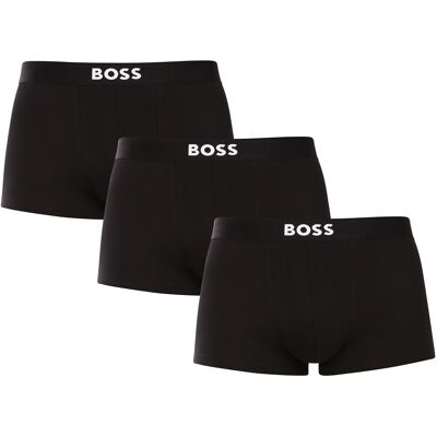3PACK pánske boxerky BOSS čierné (50544263 001) XXL 3PACK pánske boxerky BOSS čierné (50544263 001) XXL