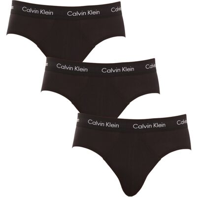 3PACK pánske slipy Calvin Klein čierne (U2661G-XWB) S 3PACK pánske slipy Calvin Klein čierne (U2661G-XWB) S