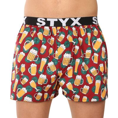 Pánske trenírky Styx art športová guma pivo (B1855) XL Pánske trenírky Styx art športová guma pivo (B1855) XL