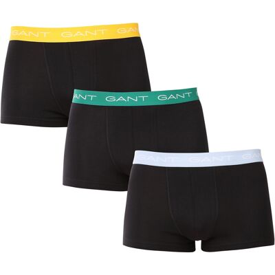3PACK pánske boxerky Gant čierné (902513003-005) L 3PACK pánske boxerky Gant čierné (902513003-005) L