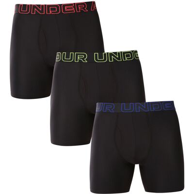 3PACK pánske boxerky Under Armour čierné (1383878 005) 5XL 3PACK pánske boxerky Under Armour čierné (1383878 005) 5XL