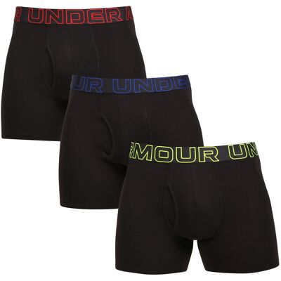 3PACK pánske boxerky Under Armour čierné (1383889 004) 5XL 3PACK pánske boxerky Under Armour čierné (1383889 004) 5XL