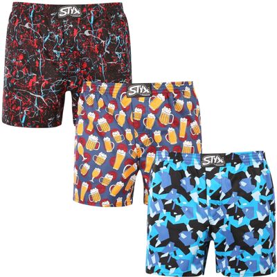 3PACK pánske trenírky Styx premium art klasická guma (3AP18458) L 3PACK pánske trenírky Styx premium art klasická guma (3AP18458) L