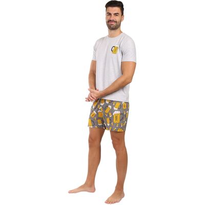Pánske pyžamo Lonka viacfarebné (Koffing velké pivo/tisk) L Pánske pyžamo Lonka viacfarebné (Koffing velké pivo/tisk) L