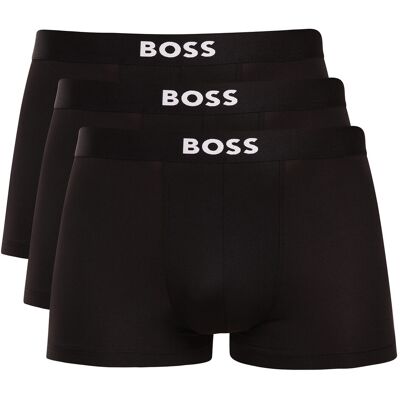 3PACK pánske boxerky BOSS čierné (50555054 001) XXL 3PACK pánske boxerky BOSS čierné (50555054 001) XXL