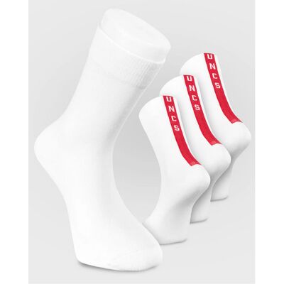 3PACK pánske ponožky UNCS BAXTER bielé (25Z103PPON) S 3PACK pánske ponožky UNCS BAXTER bielé (25Z103PPON) S