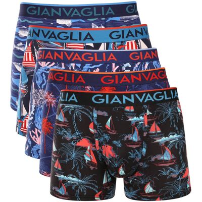 5PACK pánske boxerky Gianvaglia viacfarebné (GVG-5071) M 5PACK pánske boxerky Gianvaglia viacfarebné (GVG-5071) M