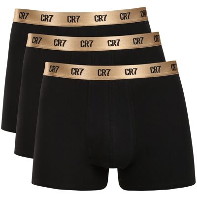 3PACK pánske boxerky CR7 čierné (8100-49-2768) S 3PACK pánske boxerky CR7 čierné (8100-49-2768) S