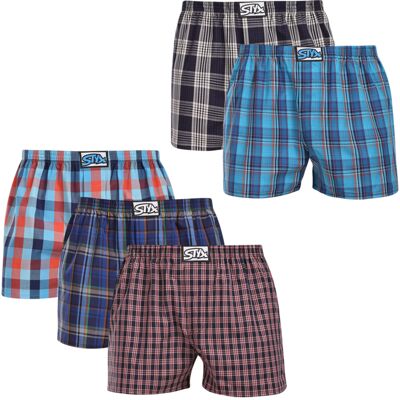 5PACK pánske trenky Styx klasická guma viacfarebné (5A3013456) XL 5PACK pánske trenky Styx klasická guma viacfarebné (5A3013456) XL