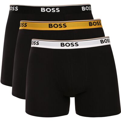 3PACK pánske boxerky BOSS čierne (50554694 006) L 3PACK pánske boxerky BOSS čierne (50554694 006) L