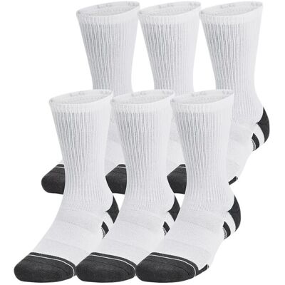 6PACK ponožky Under Armour biele (1386242 101) XL 6PACK ponožky Under Armour biele (1386242 101) XL