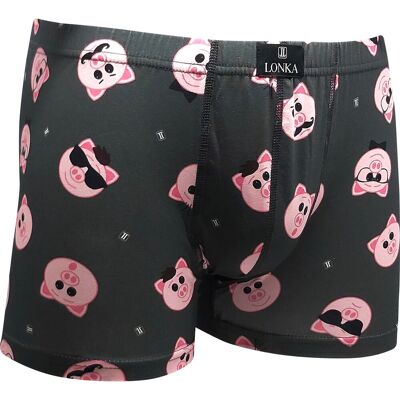 Pánske boxerky Lonka viacfarebné (Kevin-prasátka) L Pánske boxerky Lonka viacfarebné (Kevin-prasátka) L