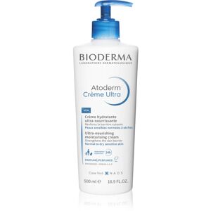 Bioderma Atoderm Créme Ultra vyživujúci telový krém pre normálnu až suchú citlivú pokožku s parfumáciou 500 ml