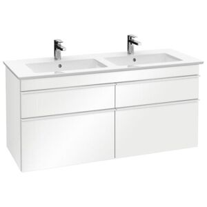 Villeroy & Boch Kúpeľňová skrinka pod umývadlo Villeroy & Boch Venticello 125,3x50,2x59 cm biela mat A93002MS